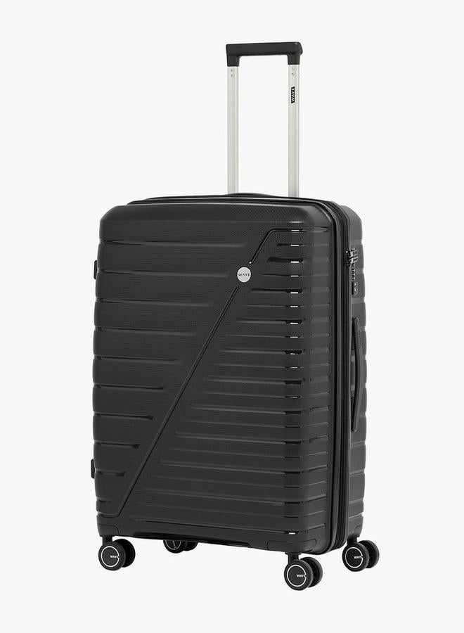 Wave Textured Hardcase Trolley Bag With Retractable Handle - Image 1